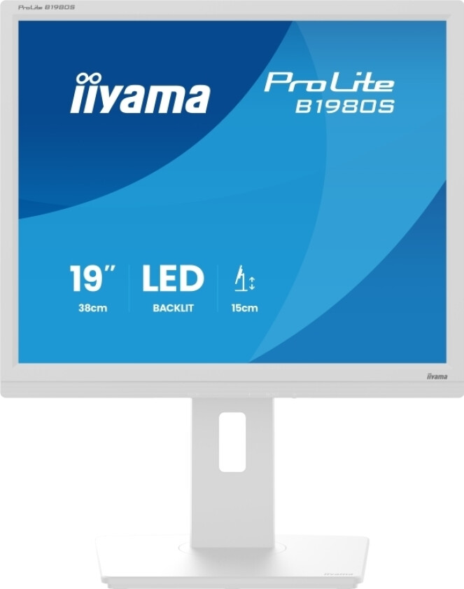 Prolite B1980s-W1, 48,3 Cm (19"), 1280 X 1024 Piksler, Svga, Led, 3 Ms, Hvit