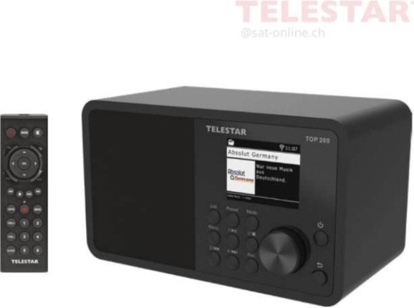 Top 200 Dab+ Internetradio Schwarz