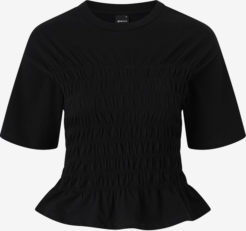 Topp Smock Tee - Svart