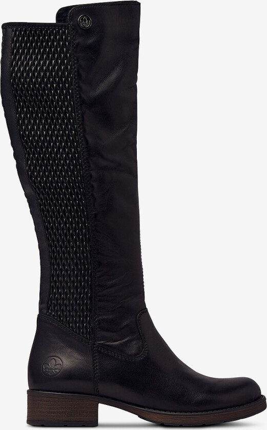 Støvletter i skinn - Svart