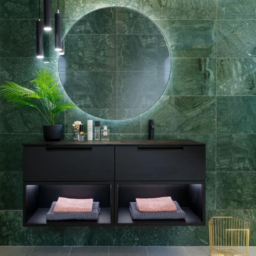 Marmor Arredo Verde Guatemala Grønn Polert 30x60 cm