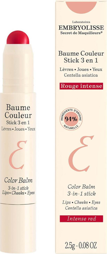 Color Balm 3-In-1 Stick Intense Red - 2,5 g