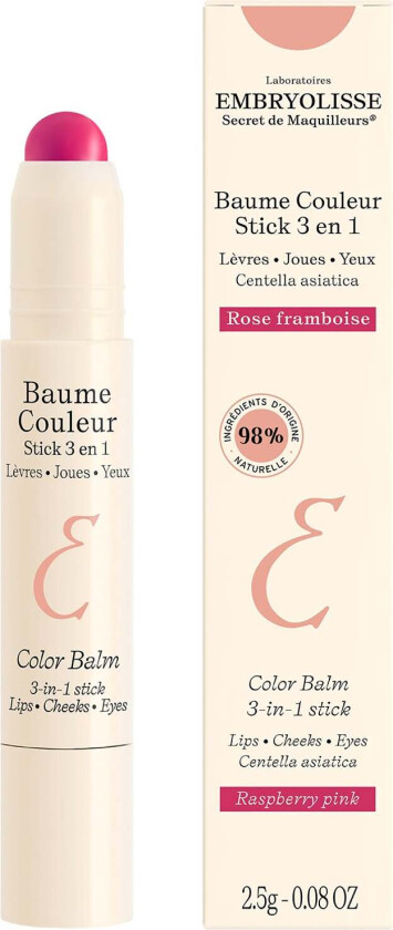 Color Balm 3-In-1 Stick Raspberry Pink - 2,5 g