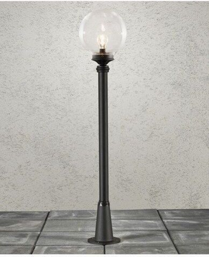 Orion lyktestolpe E27 svart. Maks 60W. 498-750