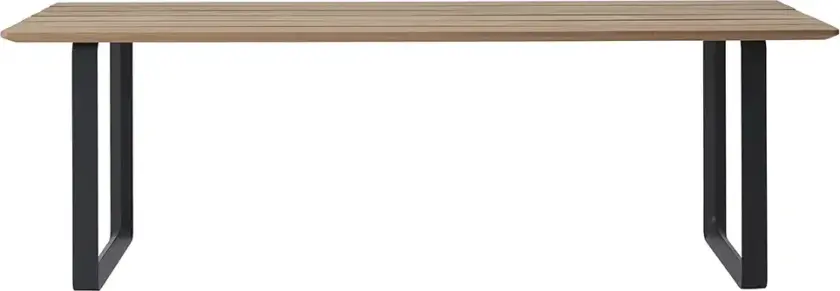 70/70 Spisebord 225x90 cm Sapele Mahogany/Anthracite Black