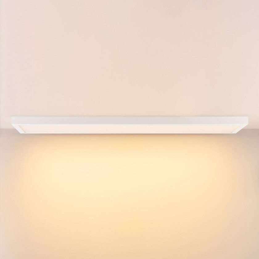 LED-panel PRO OFFICE SANO, 153 x 33 cm, DALI hvit metall CCT