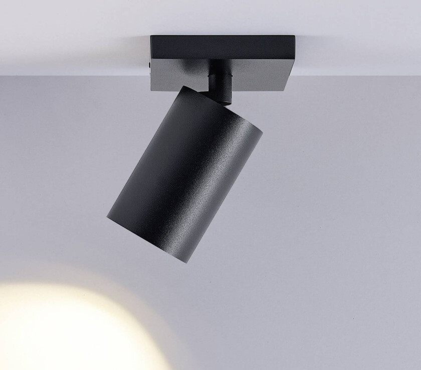 CAN TILT downlight, svart, 11 x 9 cm, 1 lyskilder, metall GU10