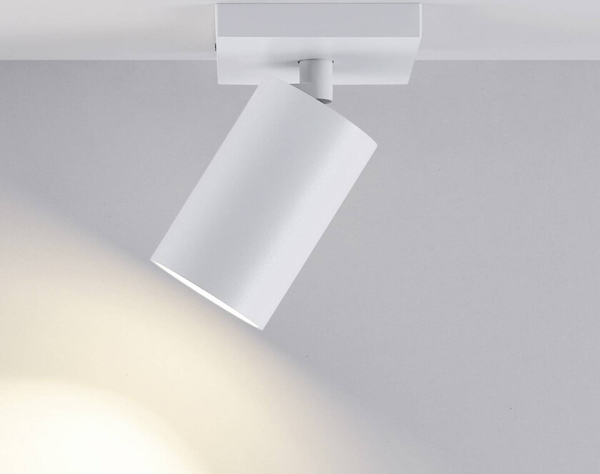 CAN TILT downlight, hvit, 11 x 9 cm, 1 lyskilder, metall GU10