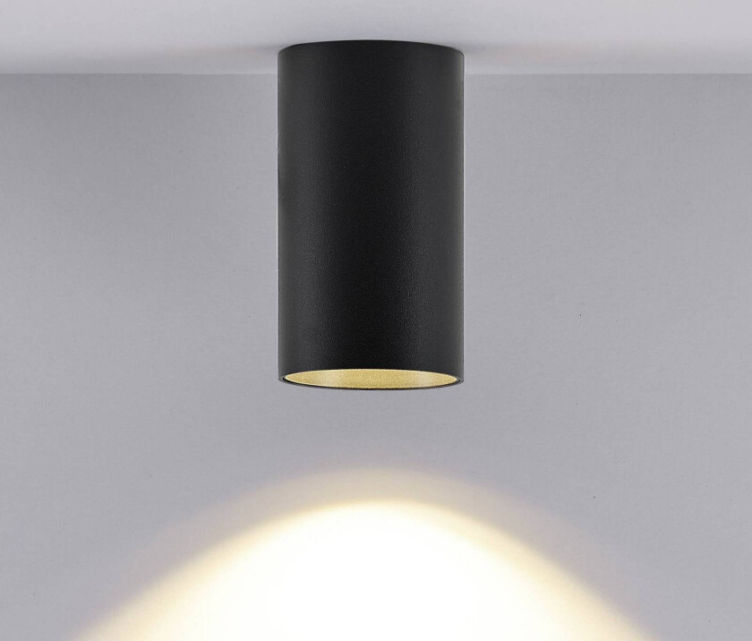 Downlight CAN, svart, IP20, Ø 6 cm, metall, GU10