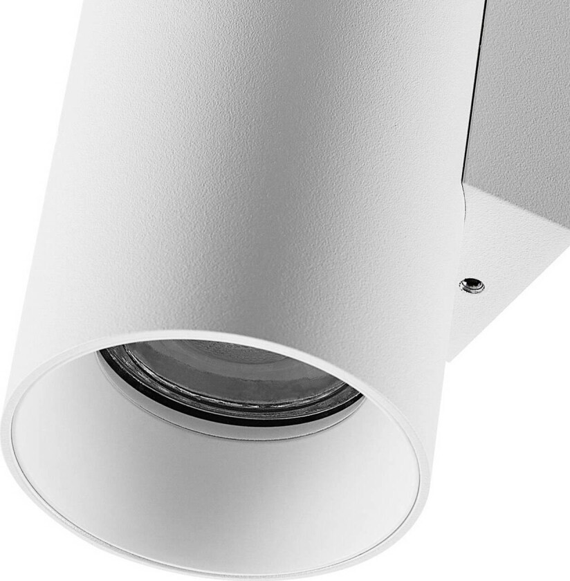 CAN vegglampe, hvit, 1 lyskilde, høyde 13 cm, metall, GU10