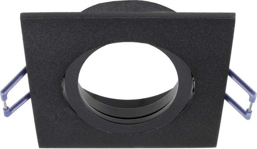 Samsola innfelt taklampe, svart, 9 x 9 cm, metall