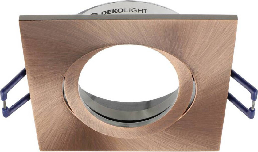 Samsola innfelt taklampe, kobberfarget, 9 x 9 cm, metall