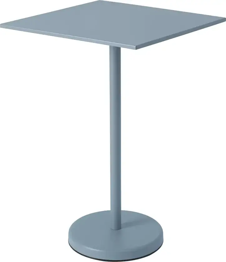 Linear Steel Barbord 70x70 cm Pale Blue