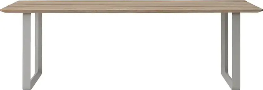 Bilde av 70/70 Spisebord 225x90 cm Sapele Mahogany/Grey