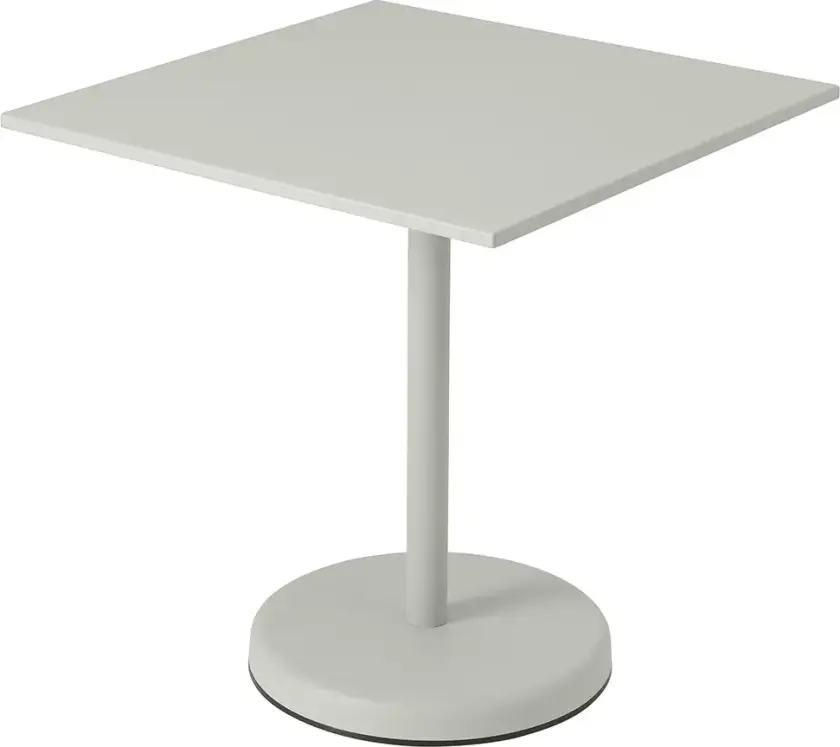 Linear Steel Bistrobord 70x70 cm Grey