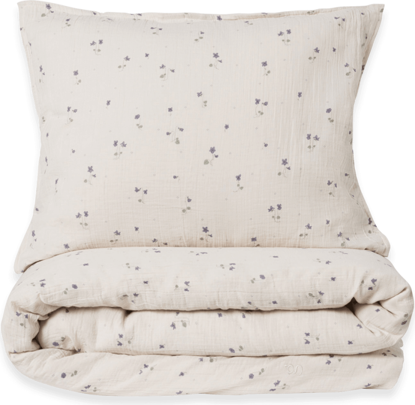 Viola Muslin sengesett 150x210 cm/50x60 cm