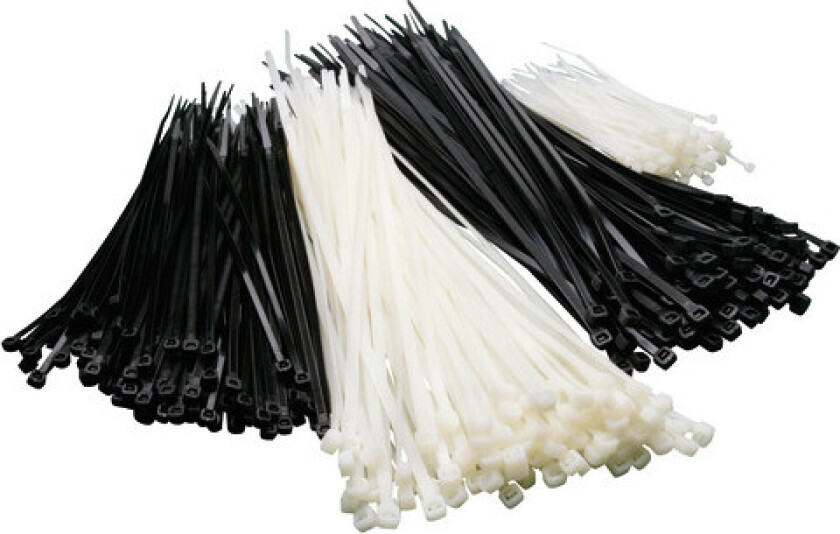 100 stk Buntebånd 7,6 x 530 mm, klar (100)