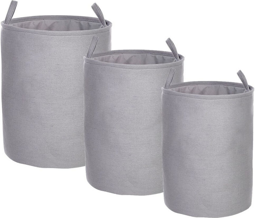 Vaskekurver Archa sett med 3 Grå - Grå
