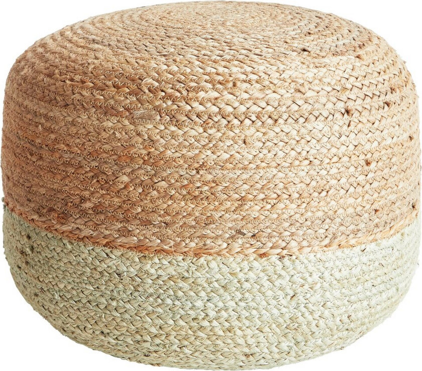 Sittepuff Duki Natur/Beige/Grønn - Natur/Beige/Grønn