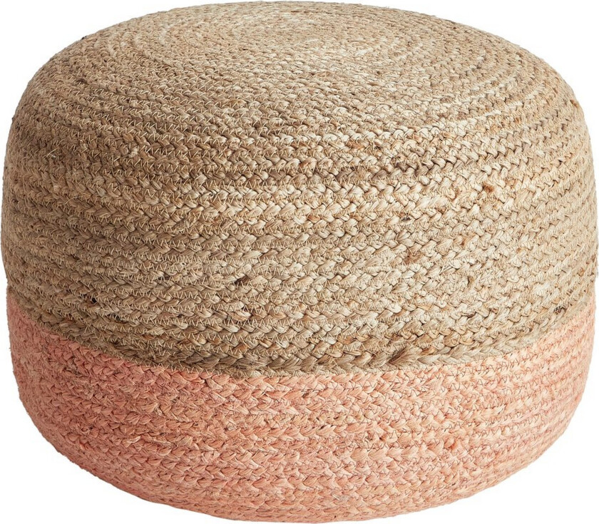 Sittepuff Duki Natur/Beige/Rosa - Natur/Beige/Rosa