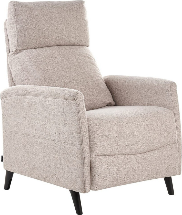 Reclinerstol Selvik Beige/svart - Beige/svart