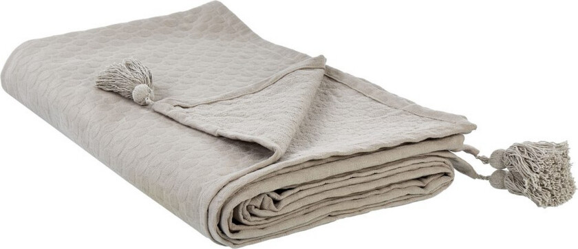 Sengeteppe Lindula Beige, 200x220 cm - Beige, 200x220 cm