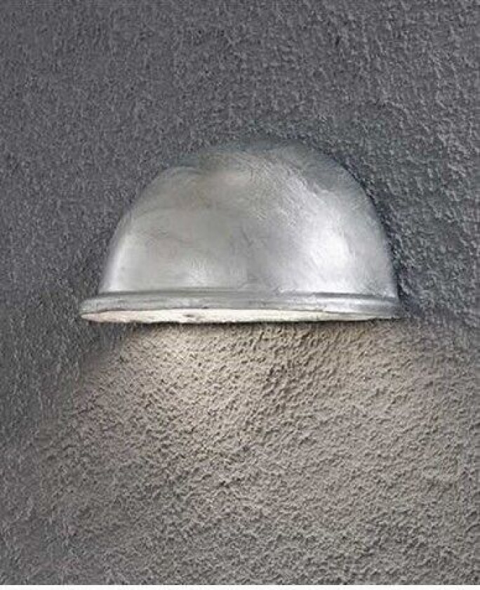 Torino halvmåneplafond liten E14. Galvanisert 7325-320