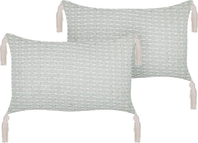 Pynteputer Hakone sett med 2 Grønn/beige, Rektangulær - Grønn/beige, Rektangulær
