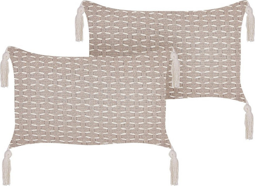 Pynteputer Hakone sett med 2 Taupe, Rektangulær - Taupe, Rektangulær