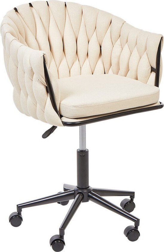 Kontorstol Milan Beige/svart - Beige/svart