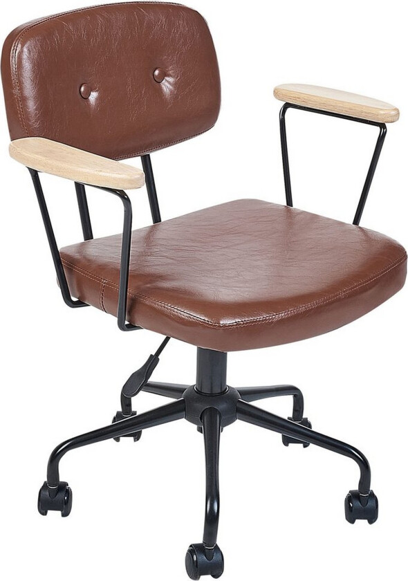 Kontorstol Algerita Brun - Brun