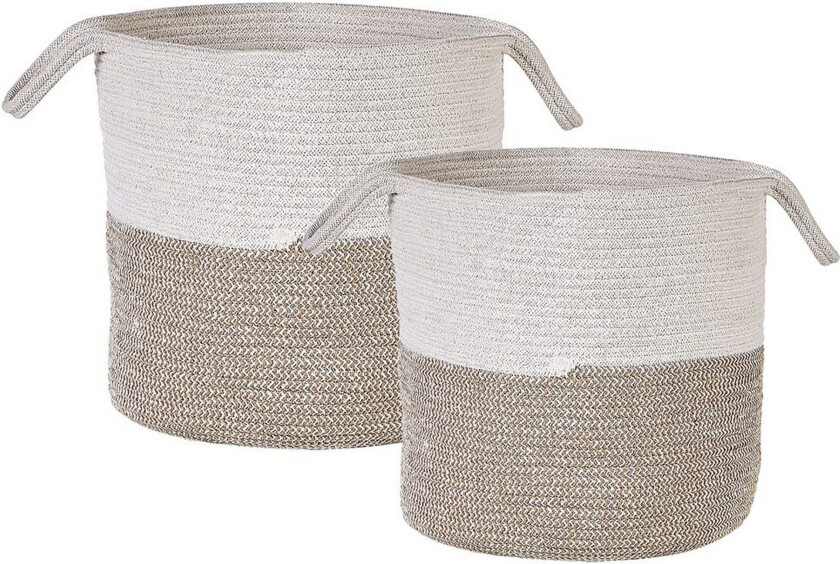 Bilde av Kurv Pazha sett á 2. Beige, hvit - Beige, hvit