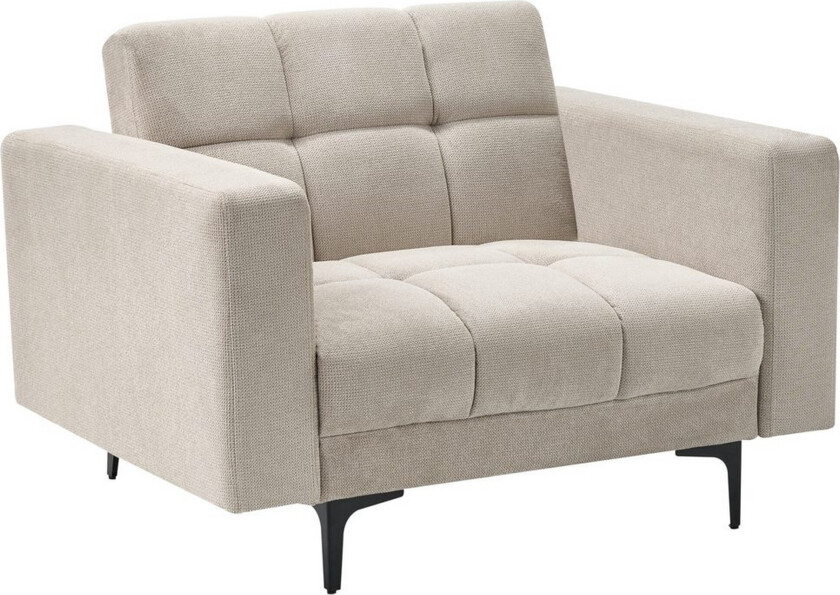 Lenestol Alnes Beige/svart - Beige/svart