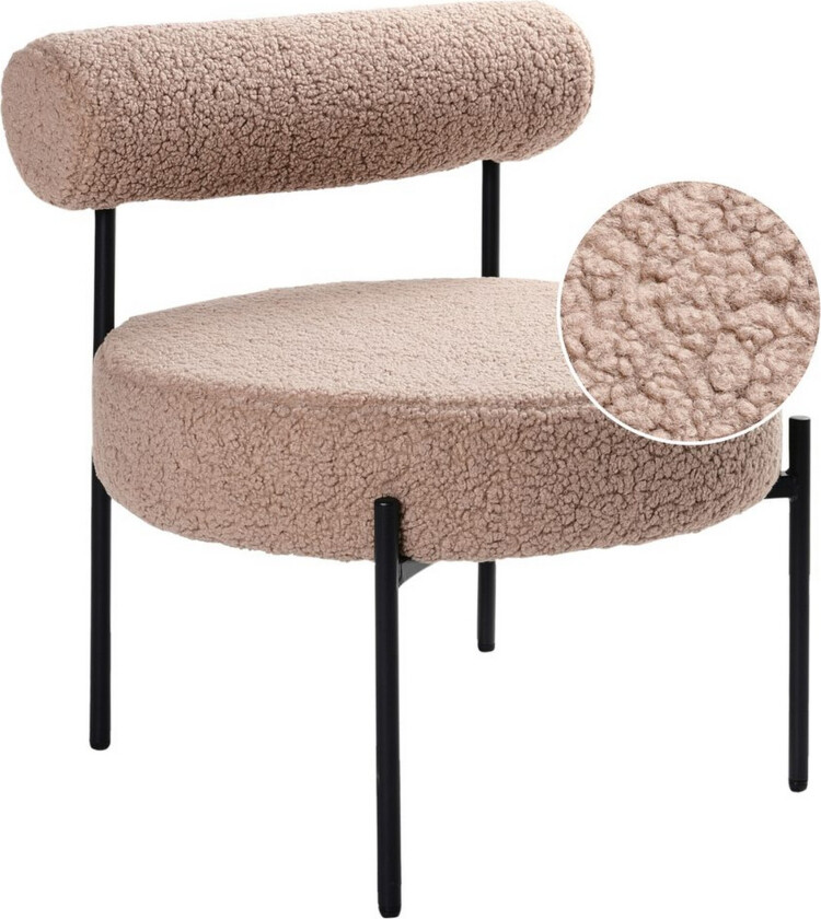 Lenestol Alpha Beige/svart - Beige/svart