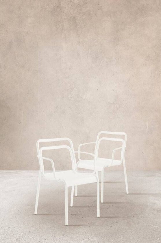 PANTHEON armstol 2-pk Hvit