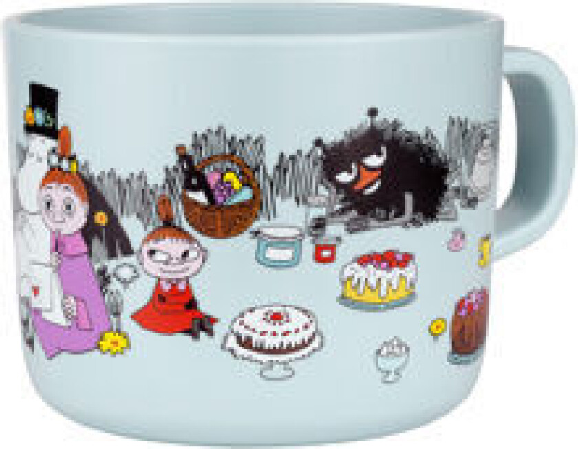 Mummi-krus med Håndtak Piknik Lyseblå