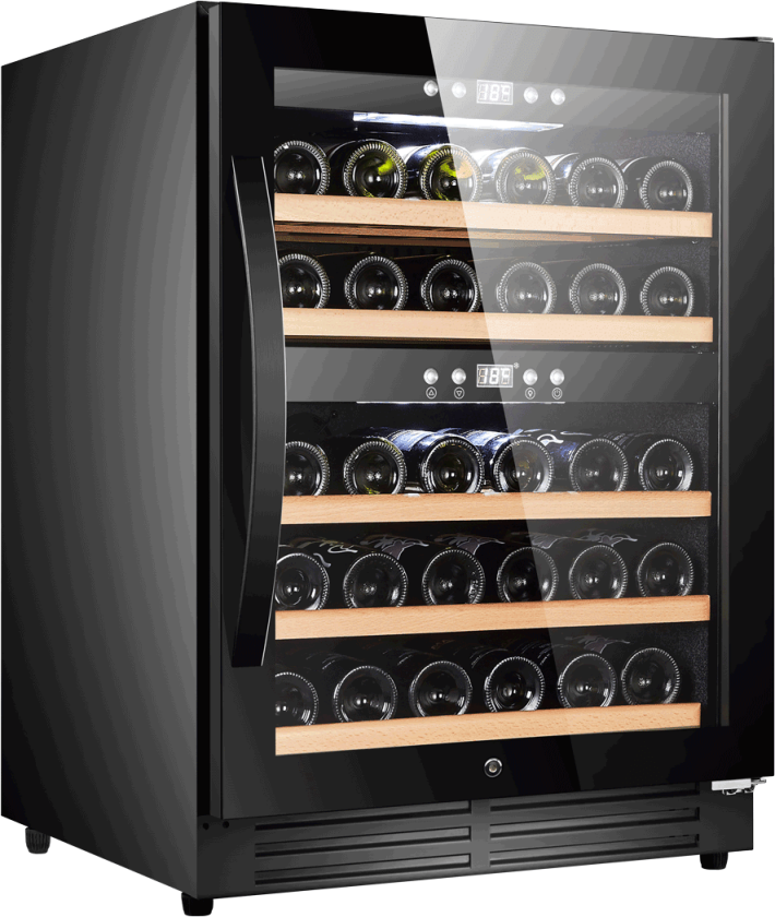 Innbyggbart vinskap - Scandinavian Collection 40 Fullglass Black