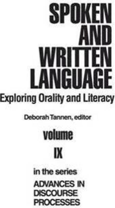 Spoken and Written Language