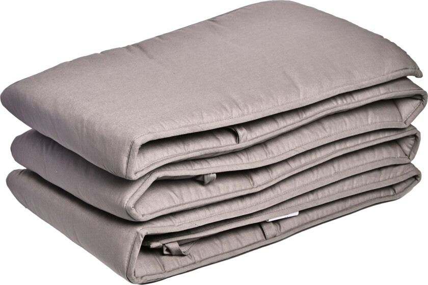 MiniDreams Sengekant Glatt, Lysegrå - Sengekanter - Bomull,Polyester