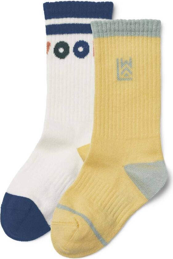 Annette Sokker 2-pack, Lemonade/Creme de la creme, 33-36 - Sokker - Bomull