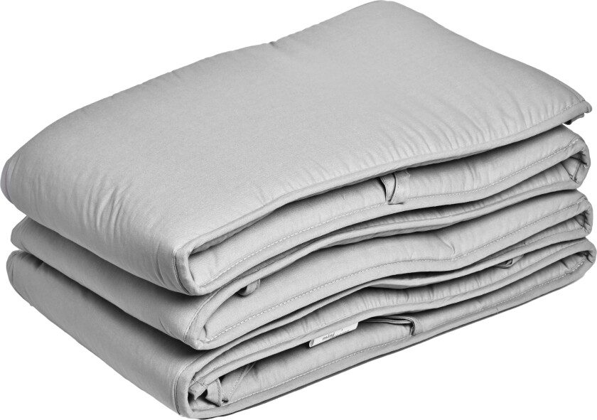 Bilde av MiniDreams Sengekant Glatt, Grå - Sengekanter - Bomull,Polyester