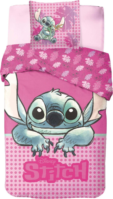 Disney Lilo & Stitch Sengesett 140x200, Rosa - Sengesett - 100% Bomull