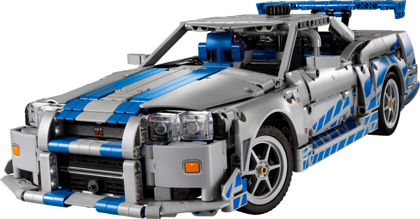 Technic 42210 2 Fast 2 Furious Nissan Skyline GT-R (R34)-bil