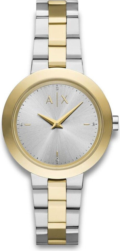 Jackie AX5171 - Kvarts - Sølv - Dameklokker - Rustfritt stål - ledd m/pin - Mineral