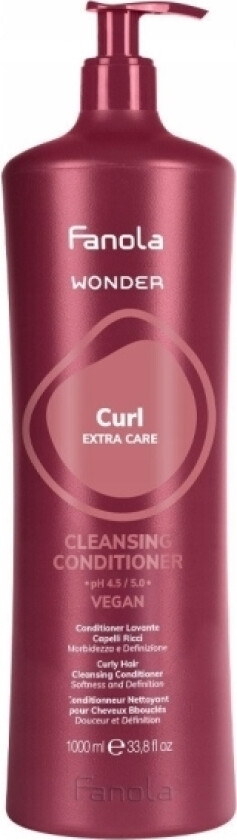 Fanola_Wonder Curl Extra Care Purifying Conditioner For Krøllete Hår 1000Ml