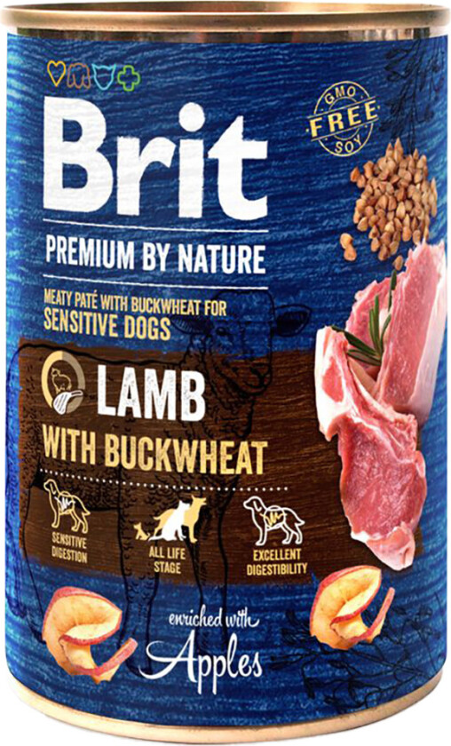 by Nature 6 x 400 g - Lam med bokhvete