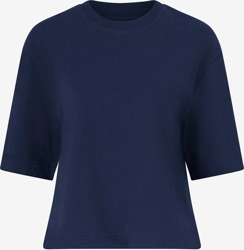 Topp Basic Boxy Tee - Blå