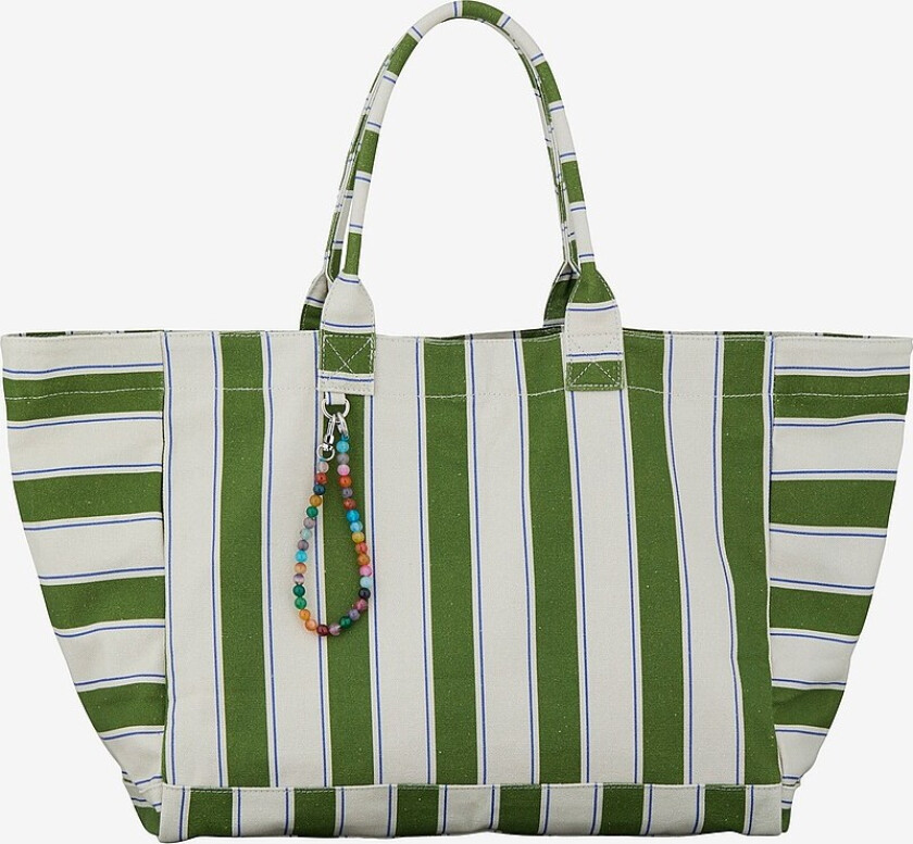 Vesken Stripie Canvas Camila - Grønn