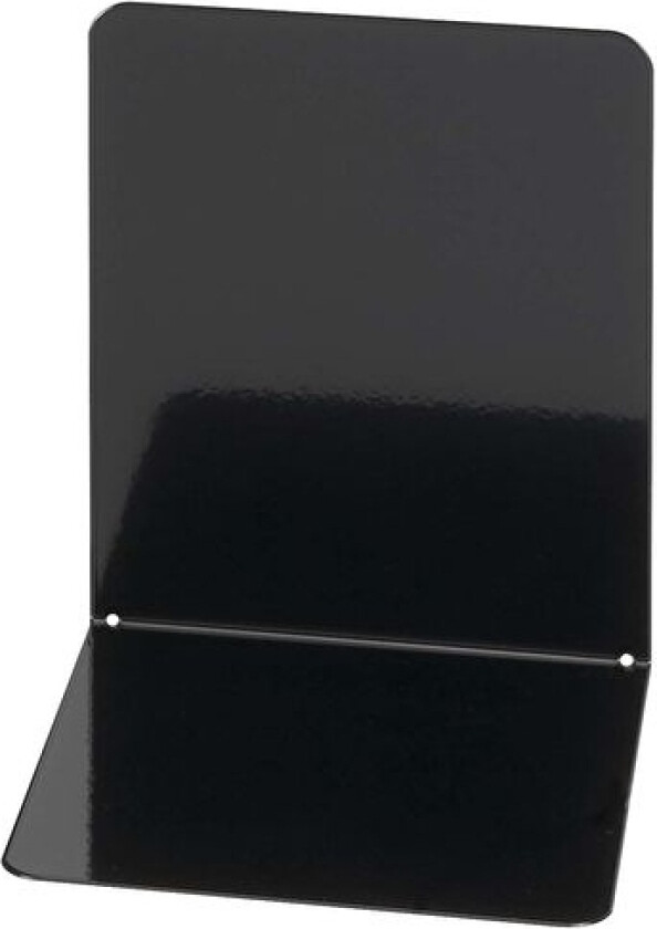 Bokstøtte (B)140 X (D)140 X (H)120 Mm, Svart Metall, Plastbelagt - 2 Stk (102 1101)