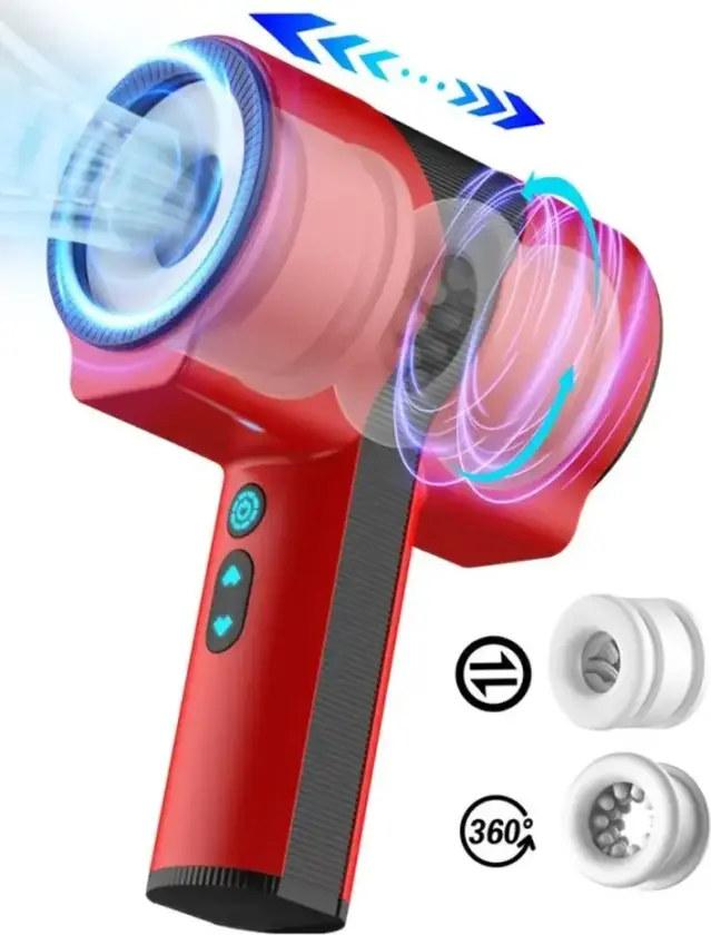 Teles Scoop Automatic Masturbator Twist & Turn Red